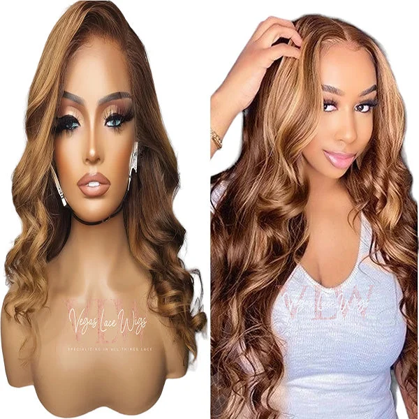 HD Invisible Lace Ginger Color Wig Breeona