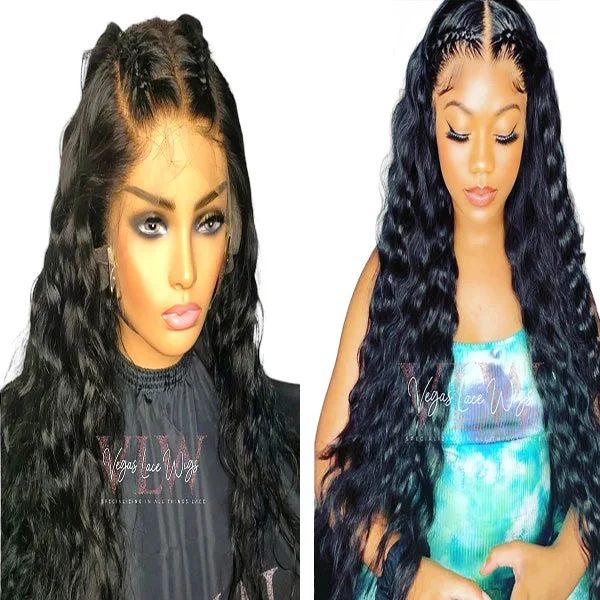 HD Invisible Lace Jet Black Body Wave Sasha