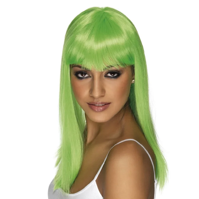 Glamourama Neon Green Wig