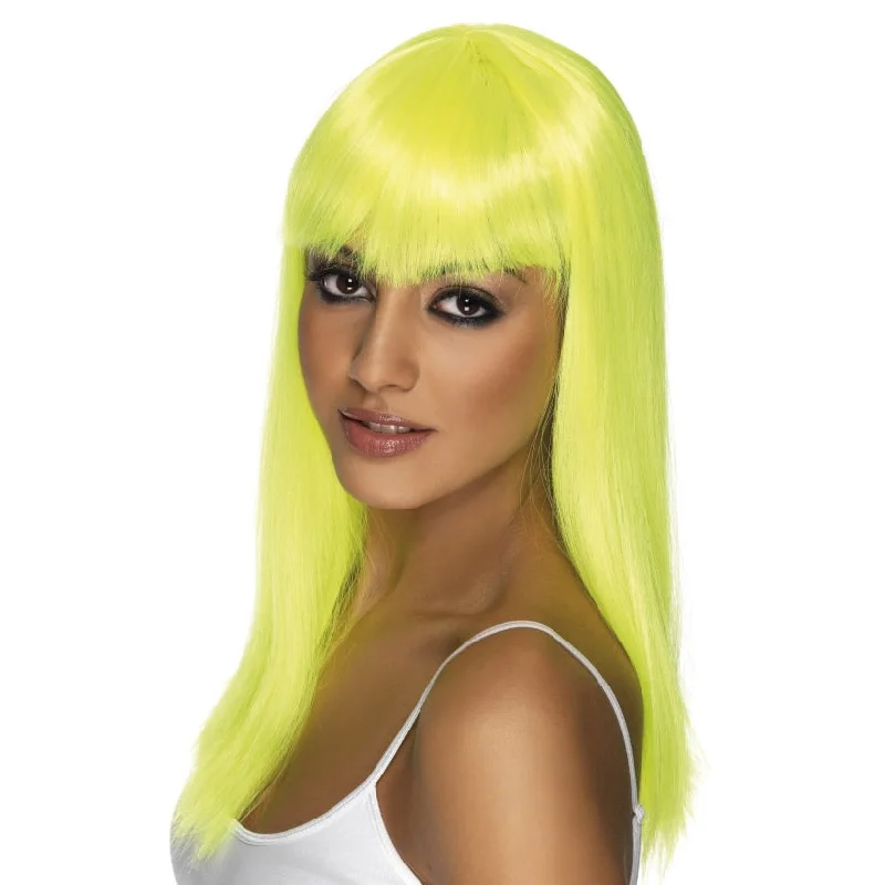 Glamourama Neon Yellow Wig