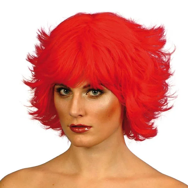 Supermodel Wig Bright Red