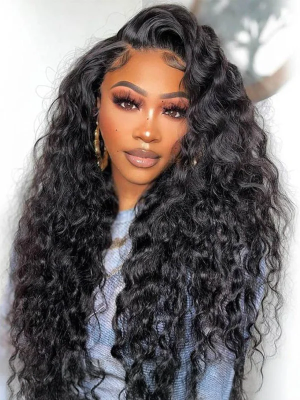 Wavymy Loose Deep Wave M-Cap 9x6 Lace Wear & Go Pre-bleached Wigs 180% Density