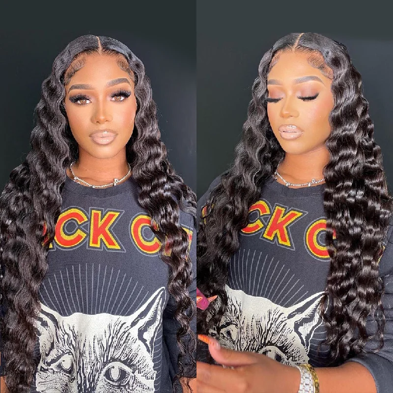 Ada | Classic Deep Waves HD Lace 5X5 Lace Closure Wigs Pre-Cut