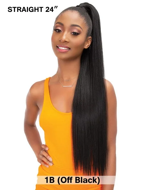 Janet Collection Essentials Snatch & Wrap Ponytail - STRAIGHT 24